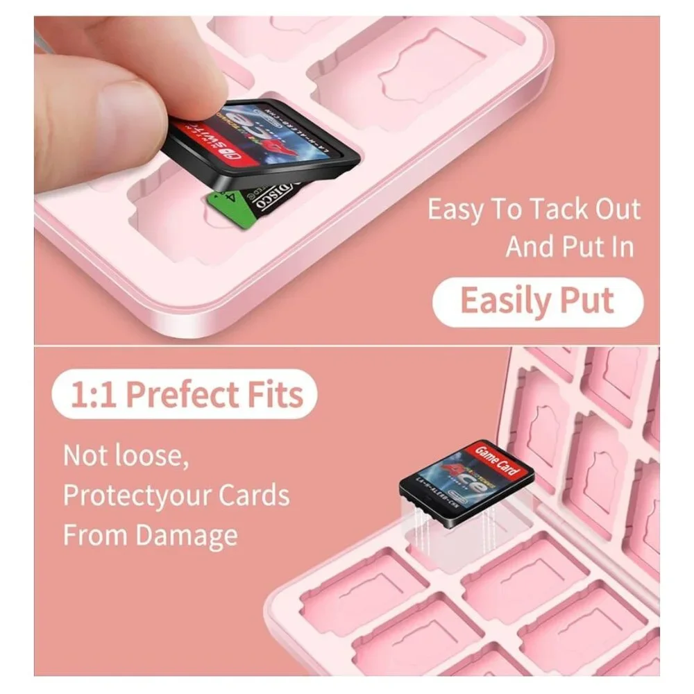 Kawaii Nintendo Switch Game & Micro SD Holder (24 spaces) (SKU: 115MI) - Picture 9 of 12